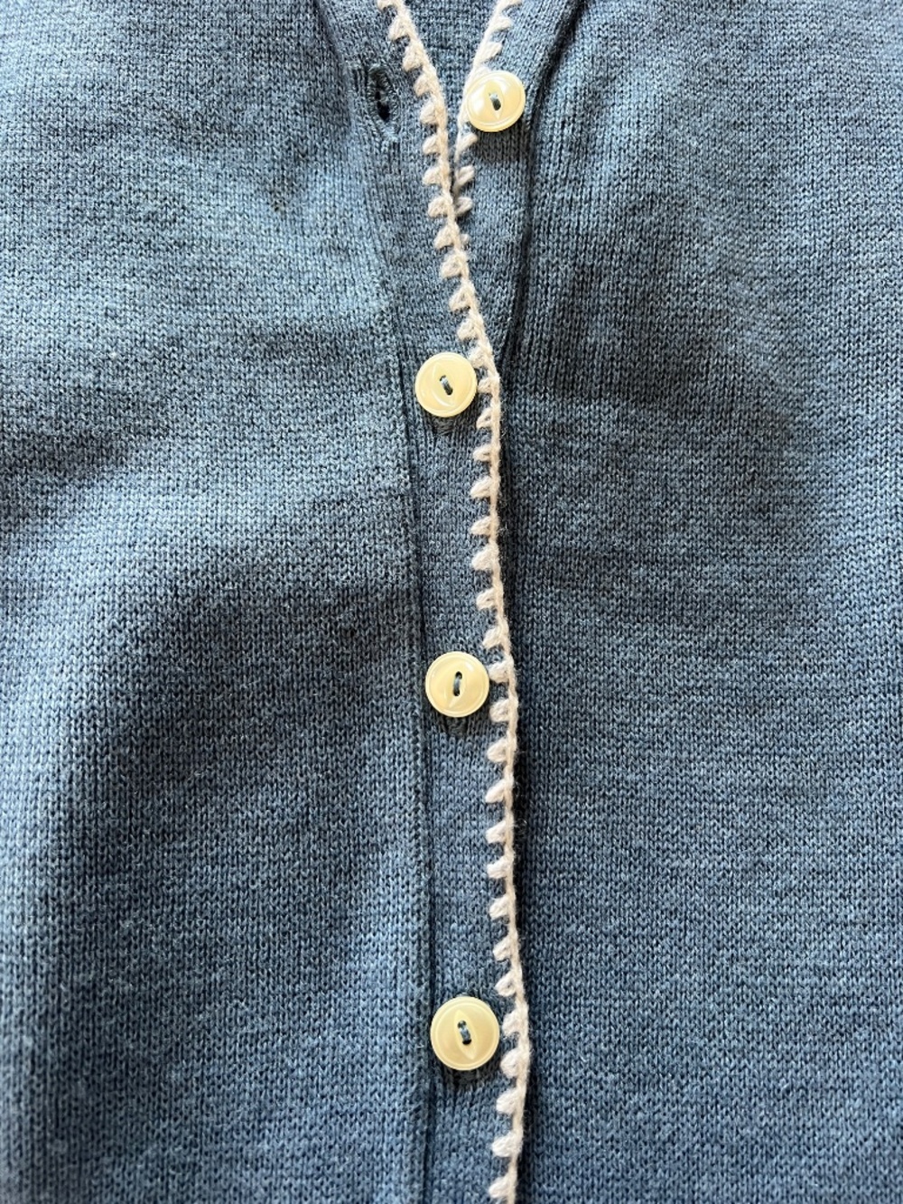 Liz Claiborne Knit Twinset with Delicate Ribbon and Embroidery Detail, XL - Picture 7 of 9